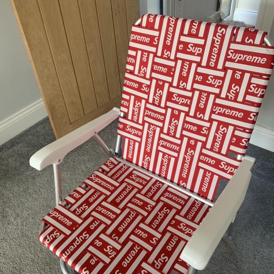 Supreme deck chair, most hyped item this week, now... - Depop