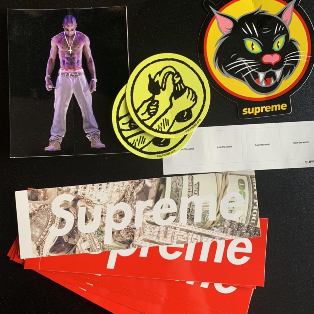 Custom Supreme Box Logo. Sticker Bomb Kit. 20 for - Depop