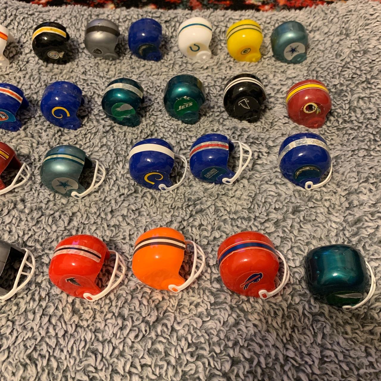 Vintage NFL Toy Football Mini Plastic Helmets Gumball Machine