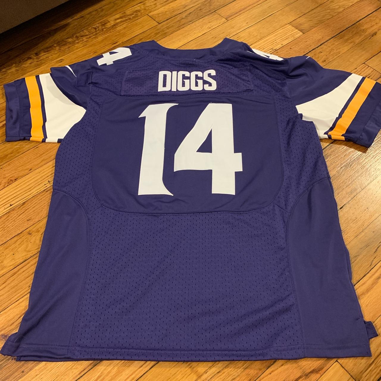 Stefon Diggs Minnesota Vikings Jersey Yellow Size M NFL