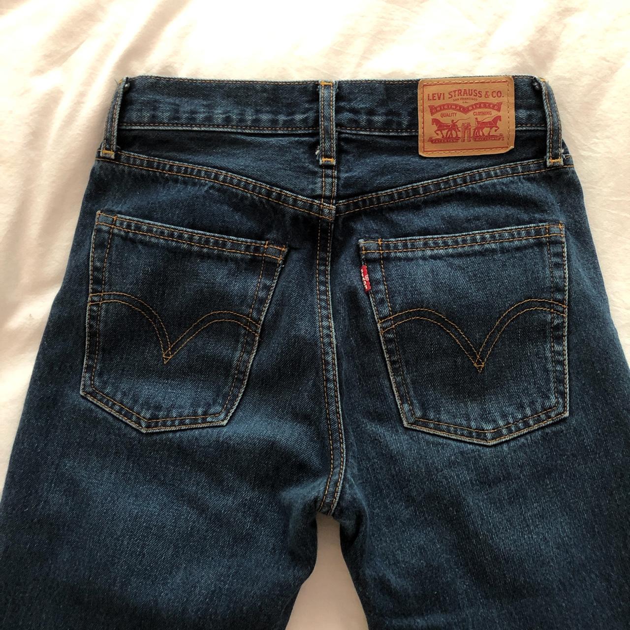 straight leg cutoff levi’s denim jeans these are a... - Depop