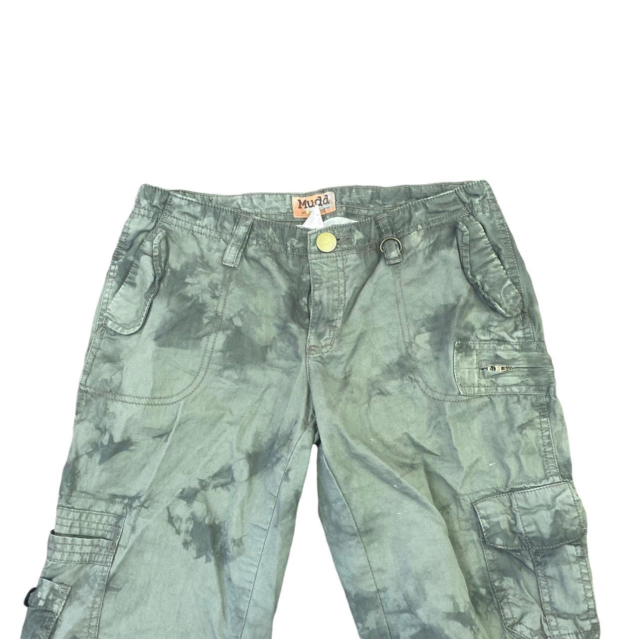 Green Tie Dye Cargo Pants - GBNY