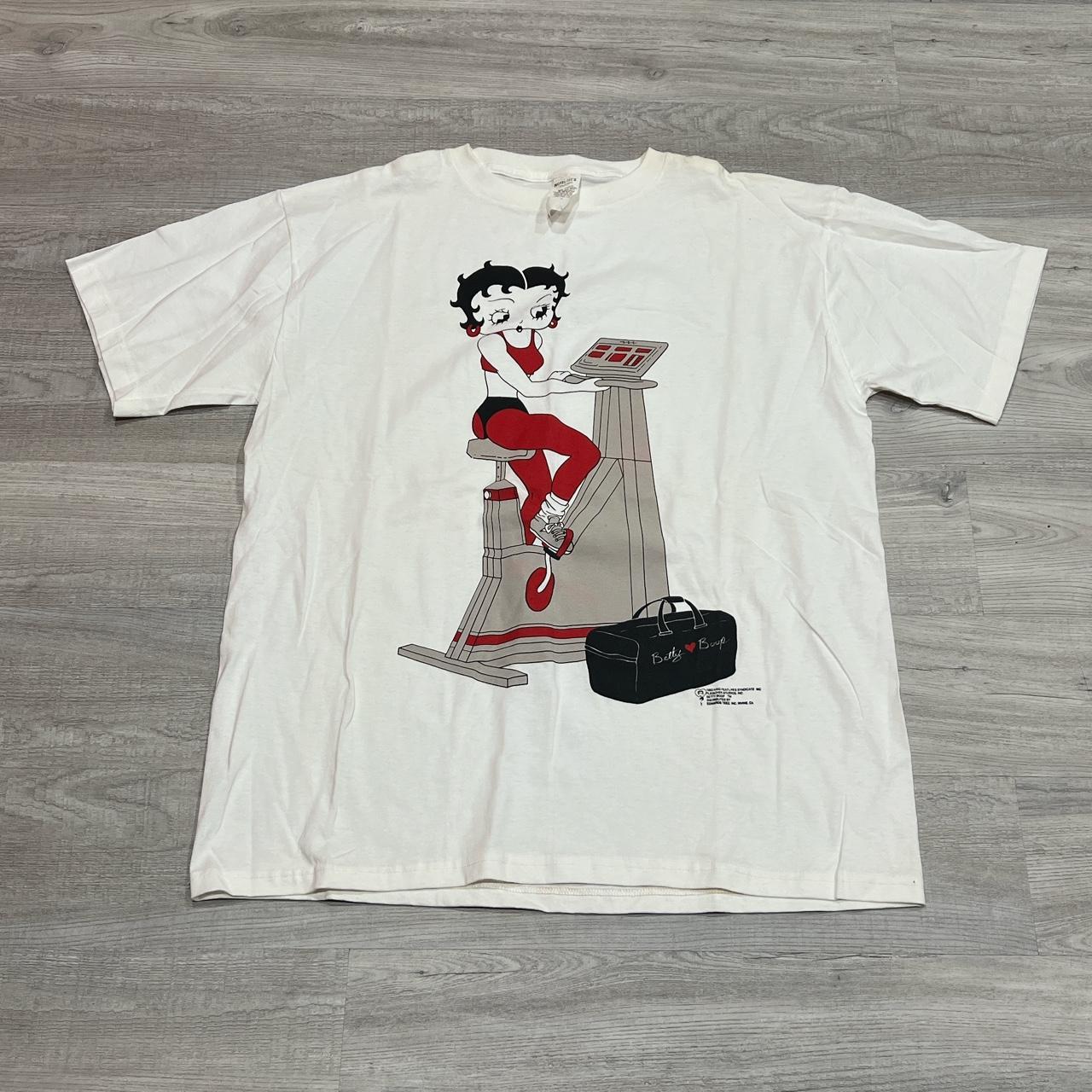 Vintage 1993 Betty Boop Workout Shirt , Brand New ,...