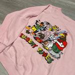 Vintage 1990s Shroomy Tunes Toke Up Doc Sweatshirt... - Depop