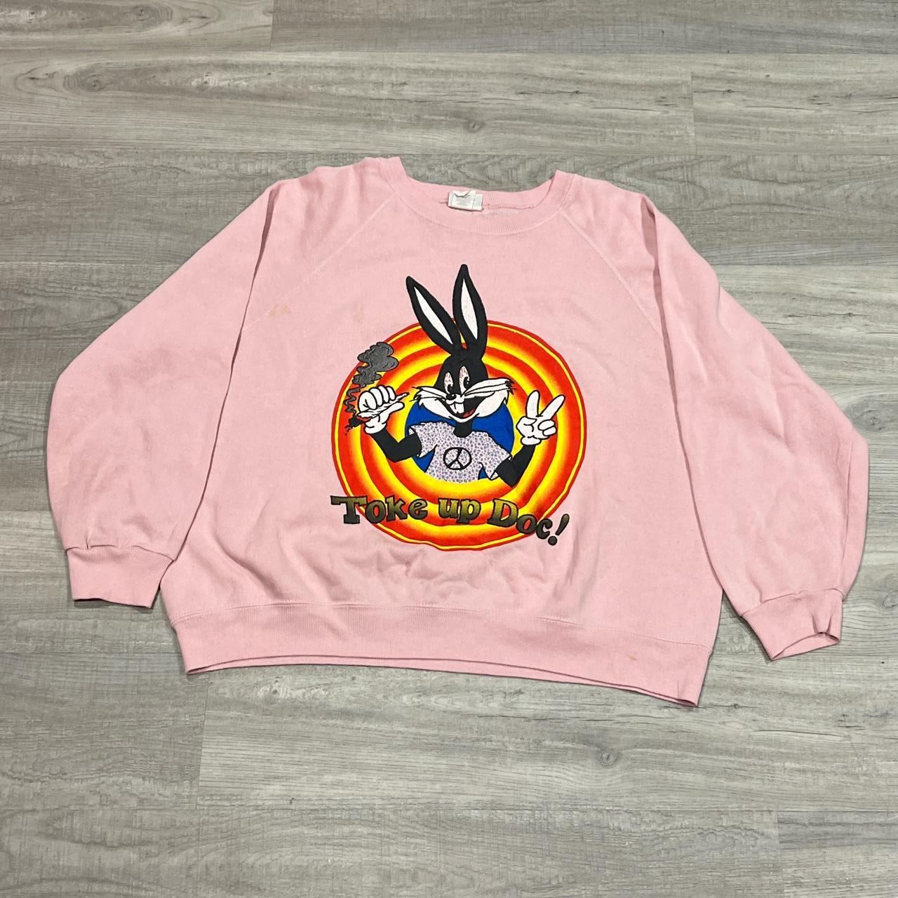 Vintage 1990s Shroomy Tunes Toke Up Doc Sweatshirt...