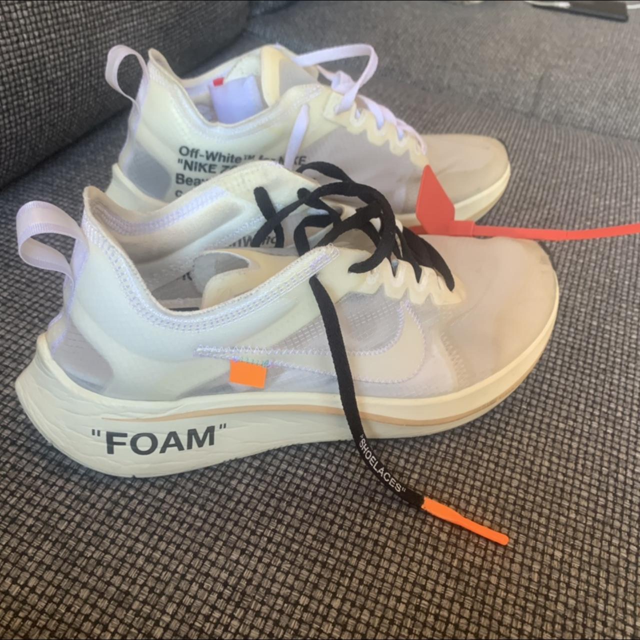 Nike x Off White Zoom Fly OG - US 7.5 Comes with... - Depop