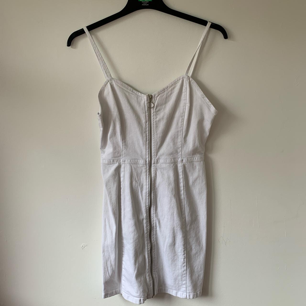 Primark white denim dress hotsell