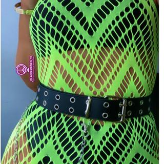 Neon playsuit cheap festival