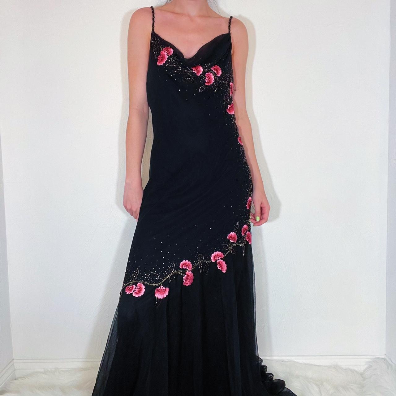 Xscape embroidered best sale sleeveless ball gown