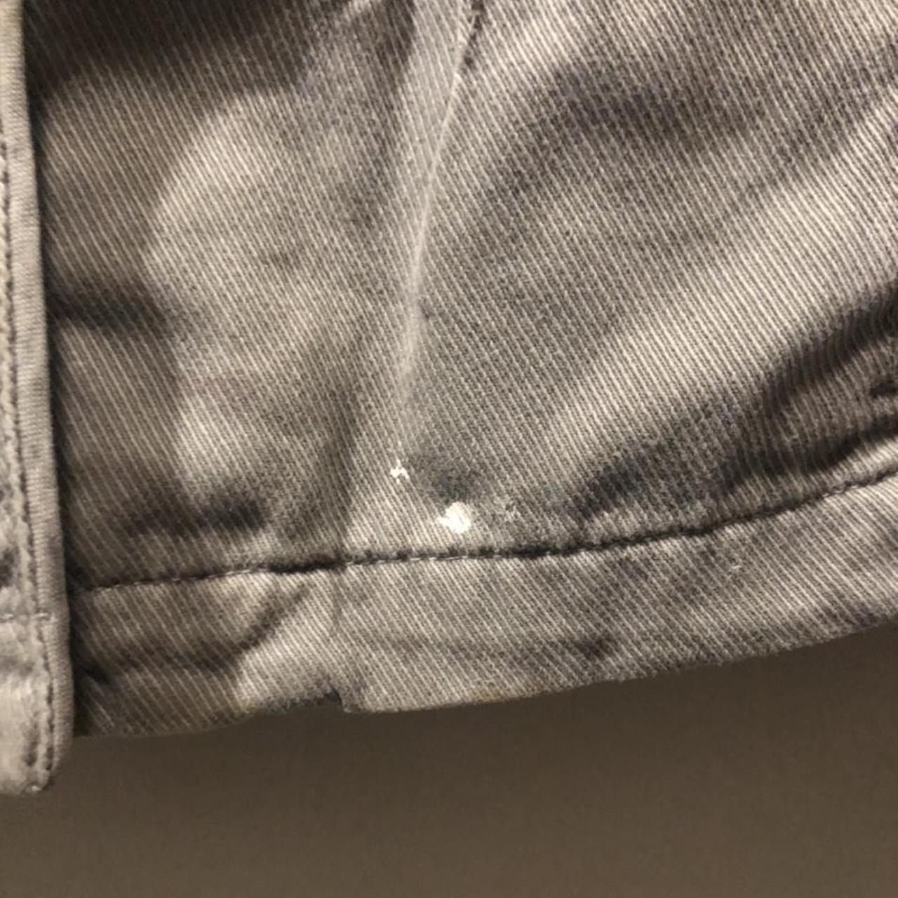 Grunge y2k denim muted army green jacket in size... Depop