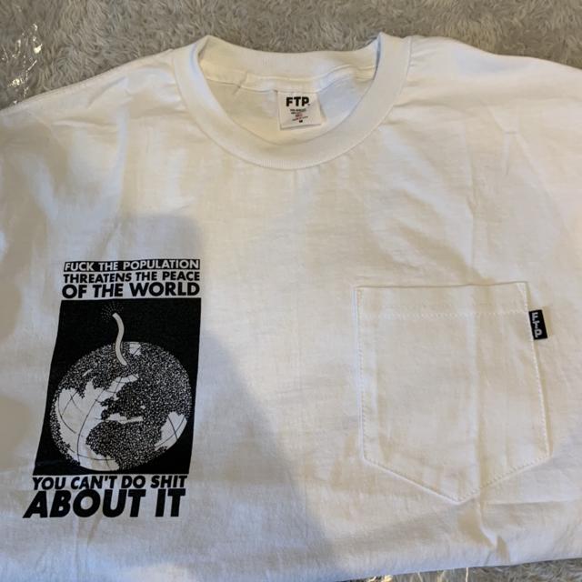 FTP World pocket tee White Size M taken out of the... - Depop