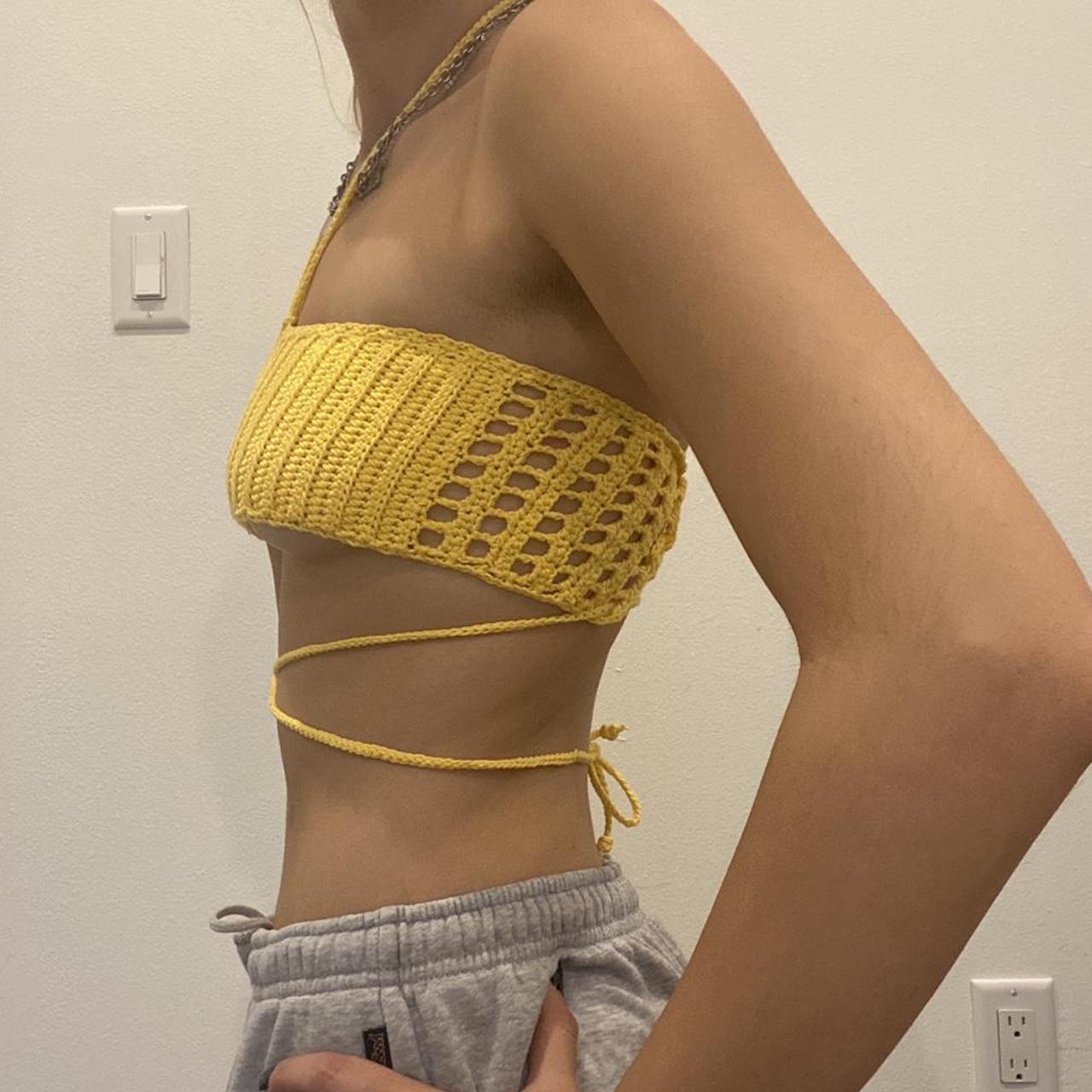 Product Image 3 - ❤️handmade crochet top in yellow