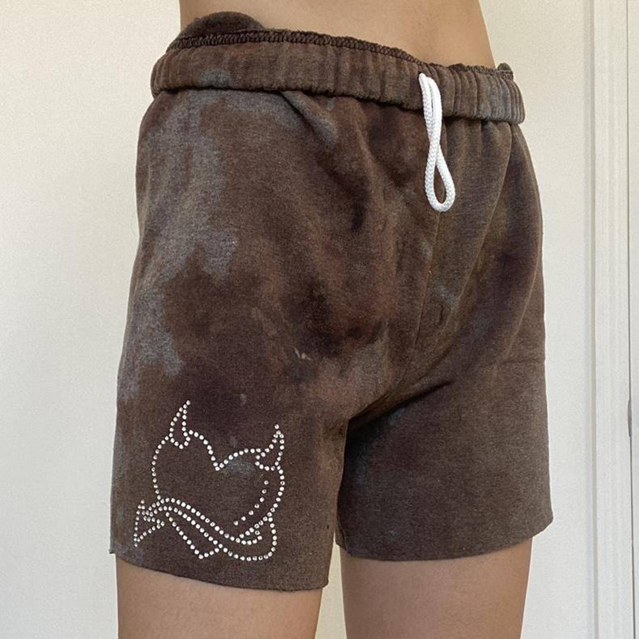 Product Image 1 - 🖤handmade acid wash sweat shorts