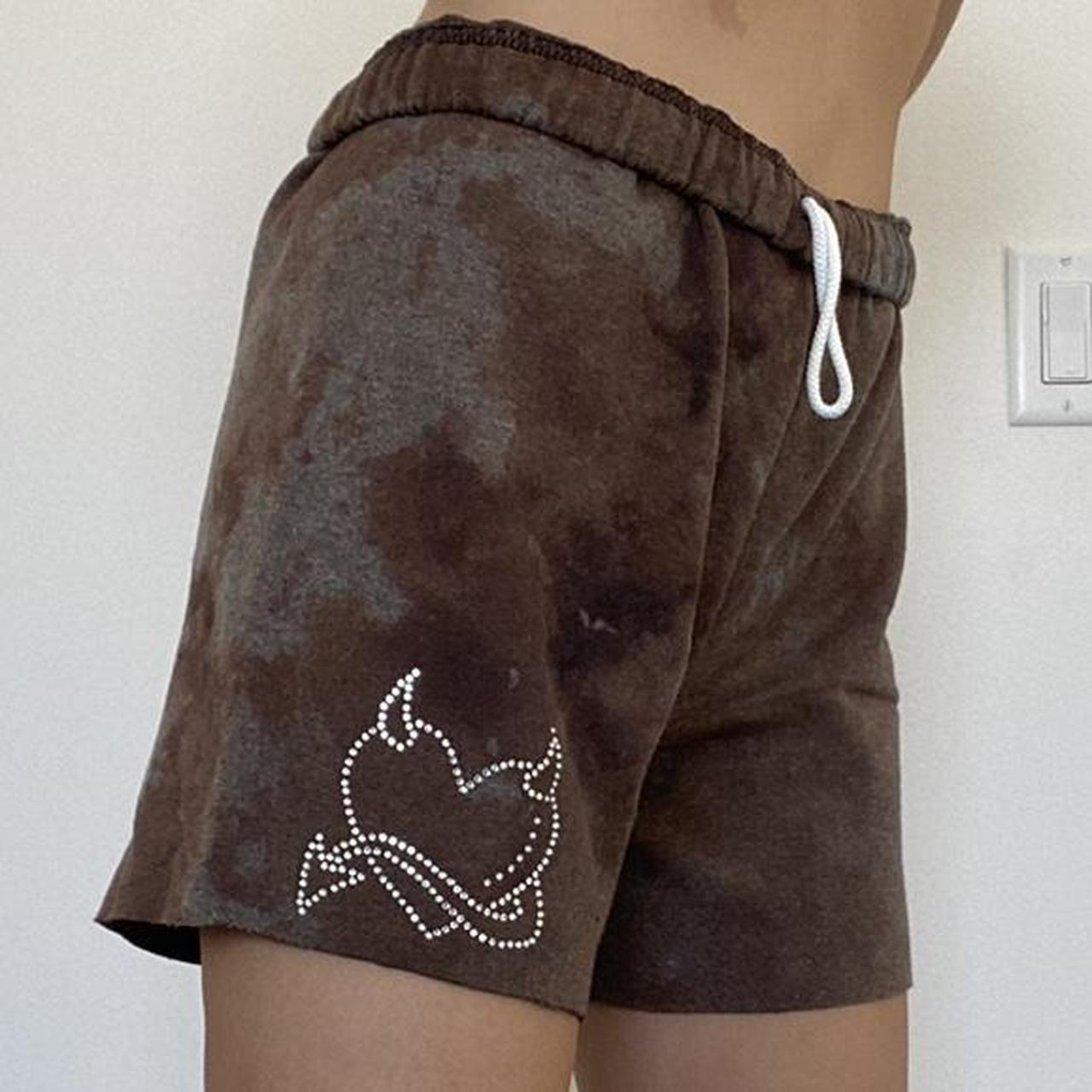 Product Image 3 - 🖤handmade acid wash sweat shorts
