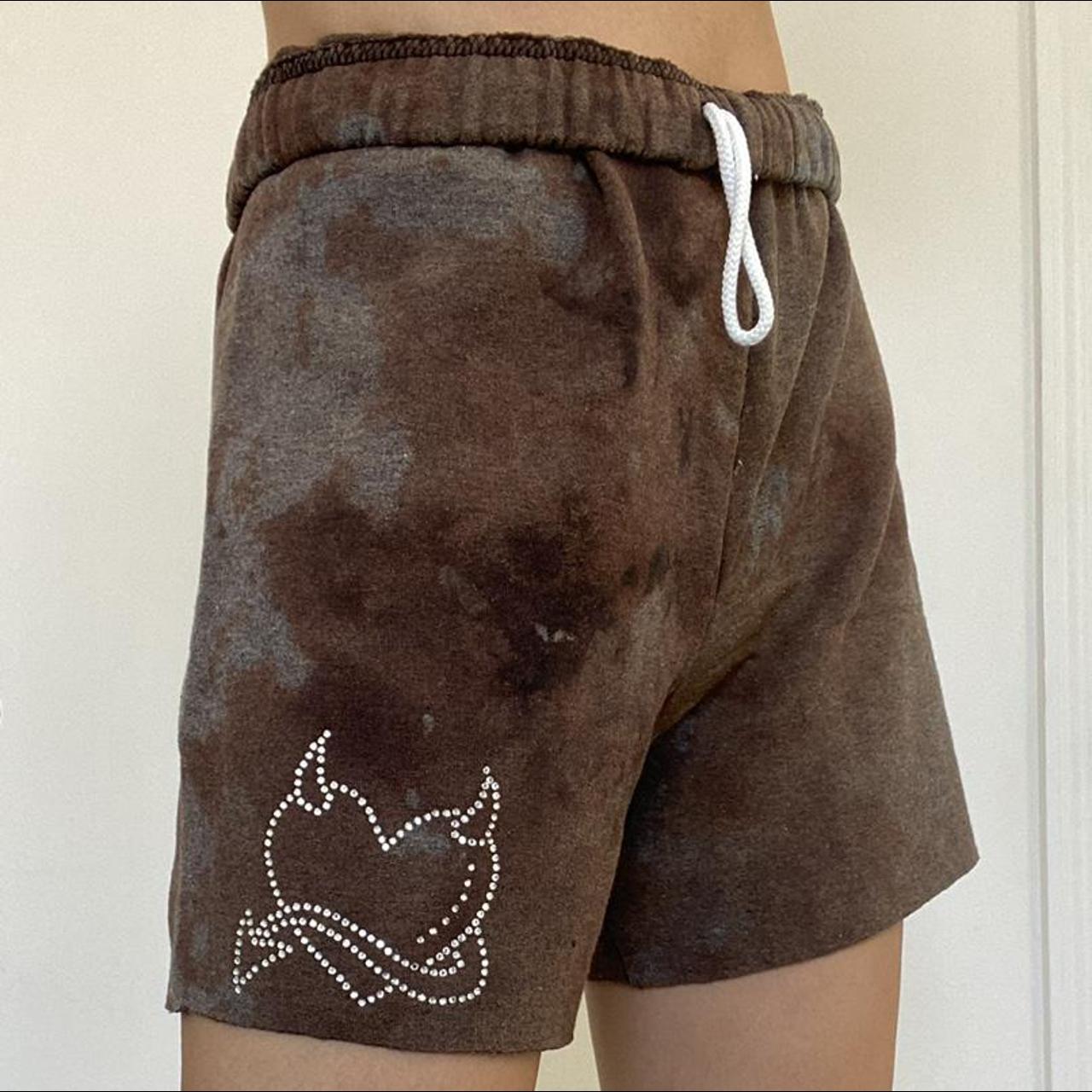 Product Image 2 - 🖤handmade acid wash sweat shorts
