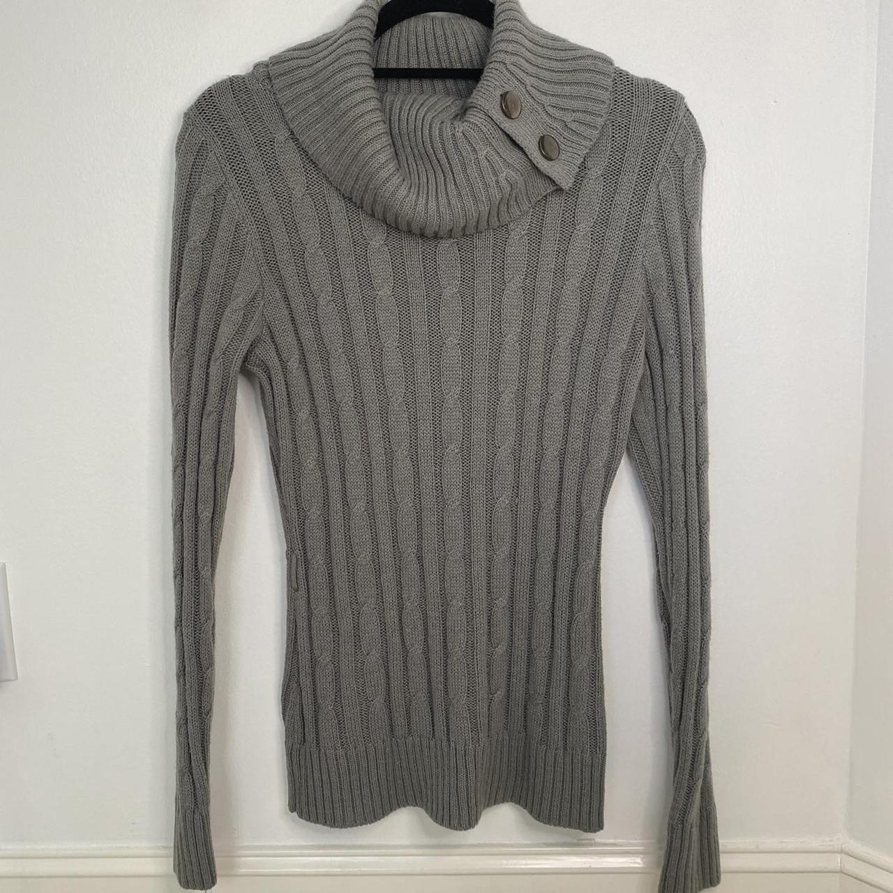 Women's Grey and Silver Jumper | Depop