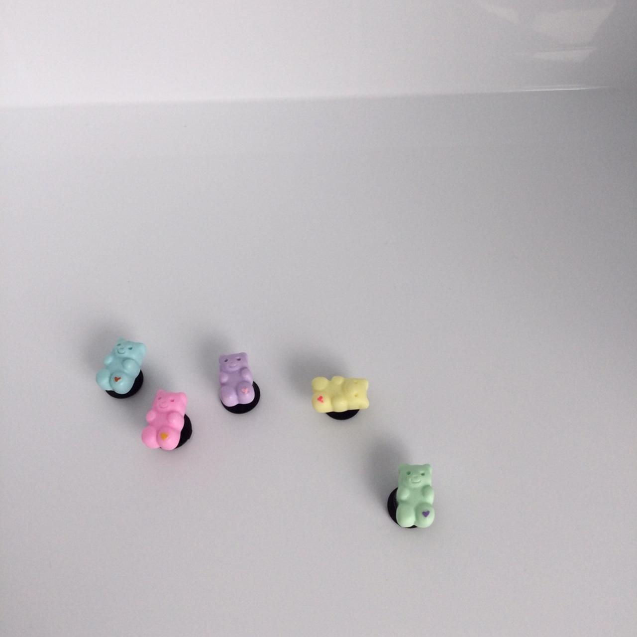 MARSHMALLOW BEAR CROC CHARMS/ CROC JIBBITZ Update - Depop