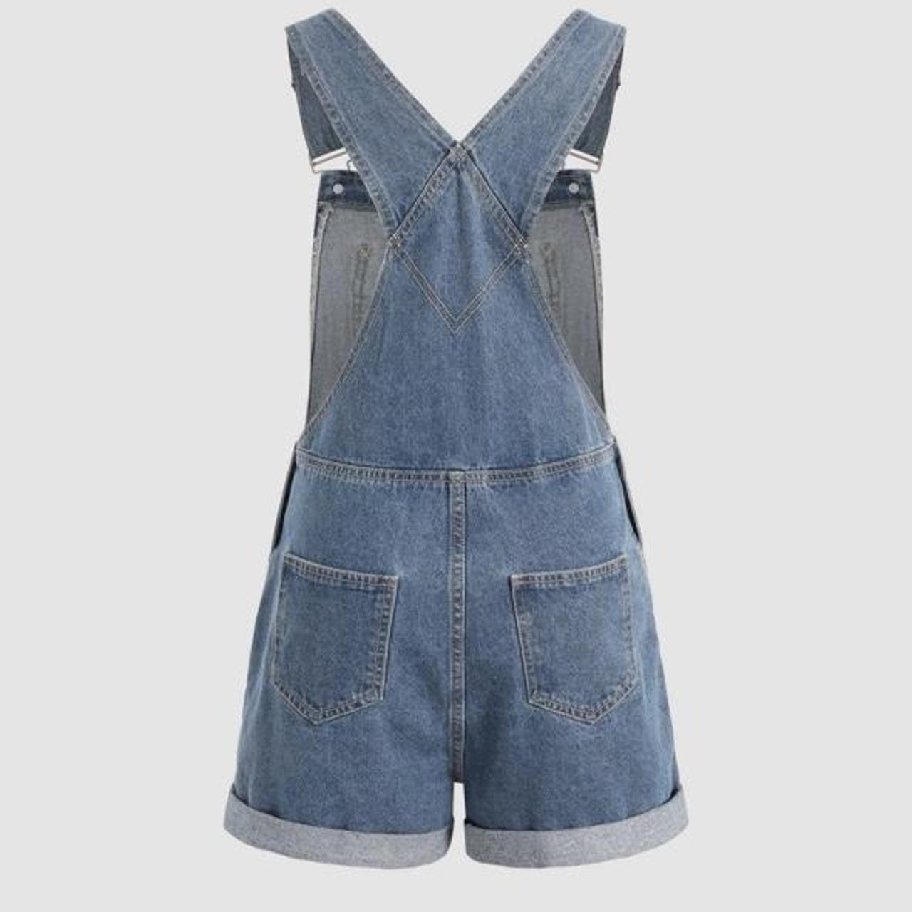 Cider Women's Blue Dungareesoveralls Depop