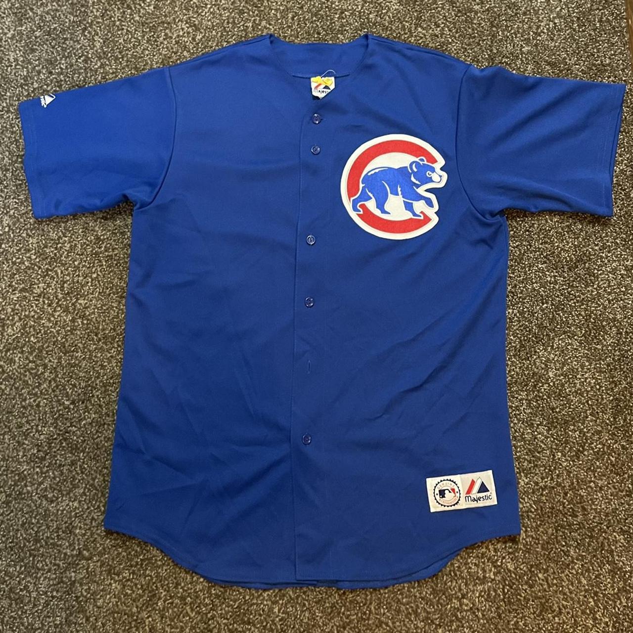 Vintage Majestic Chicago Cubs Baseball Jersey Size - Depop