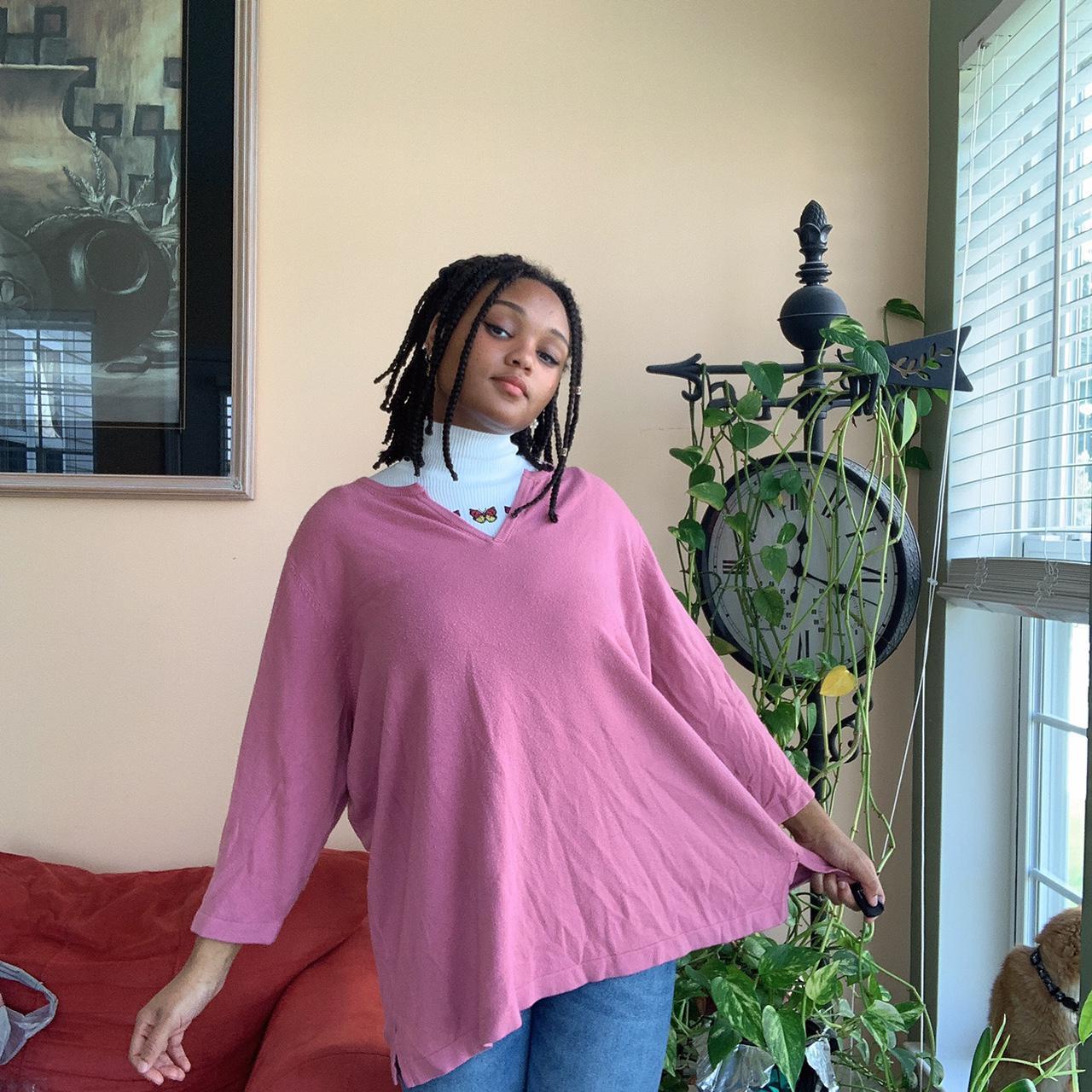 george v neck sweater