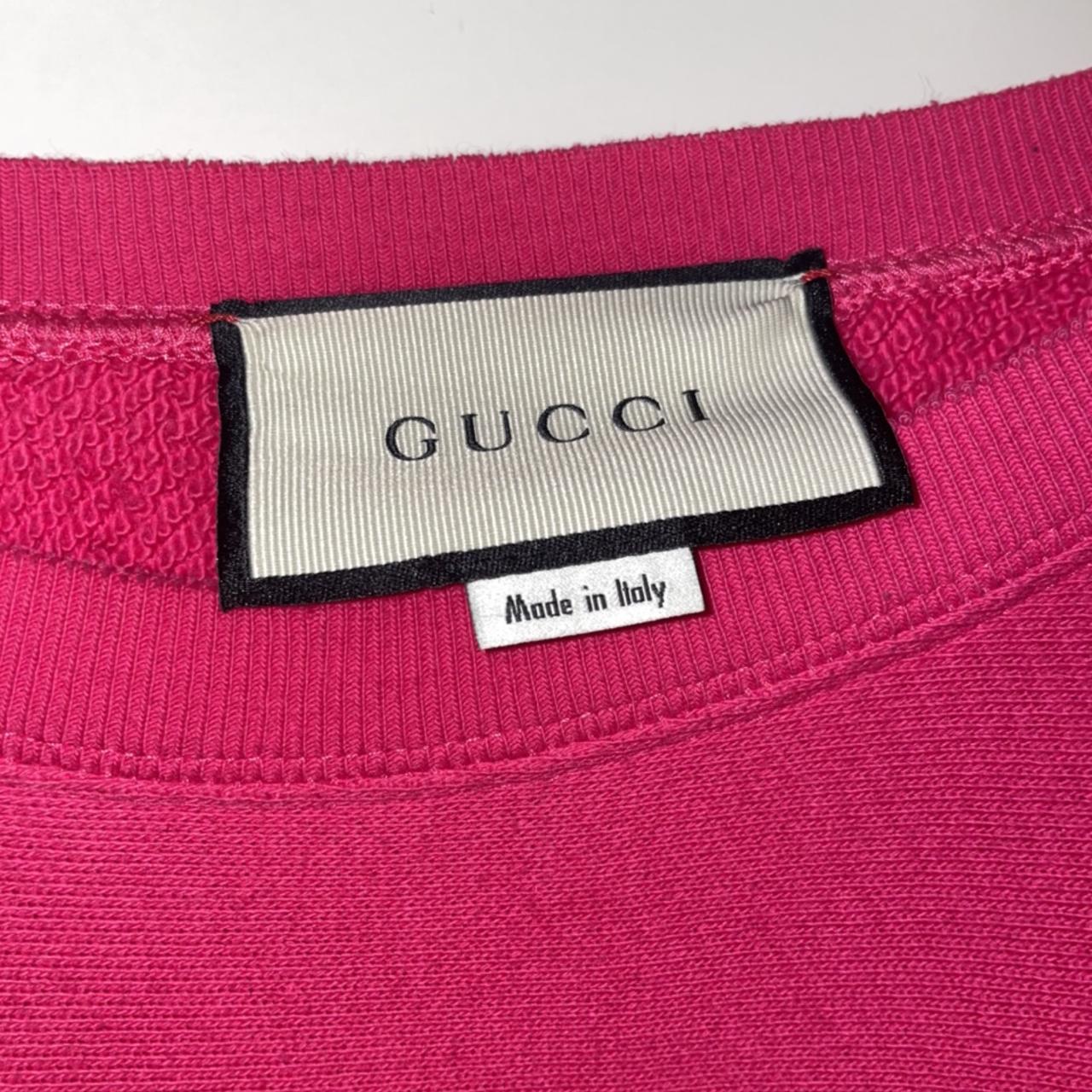 Gucci pink jumper. Great condition. Worn once or... - Depop