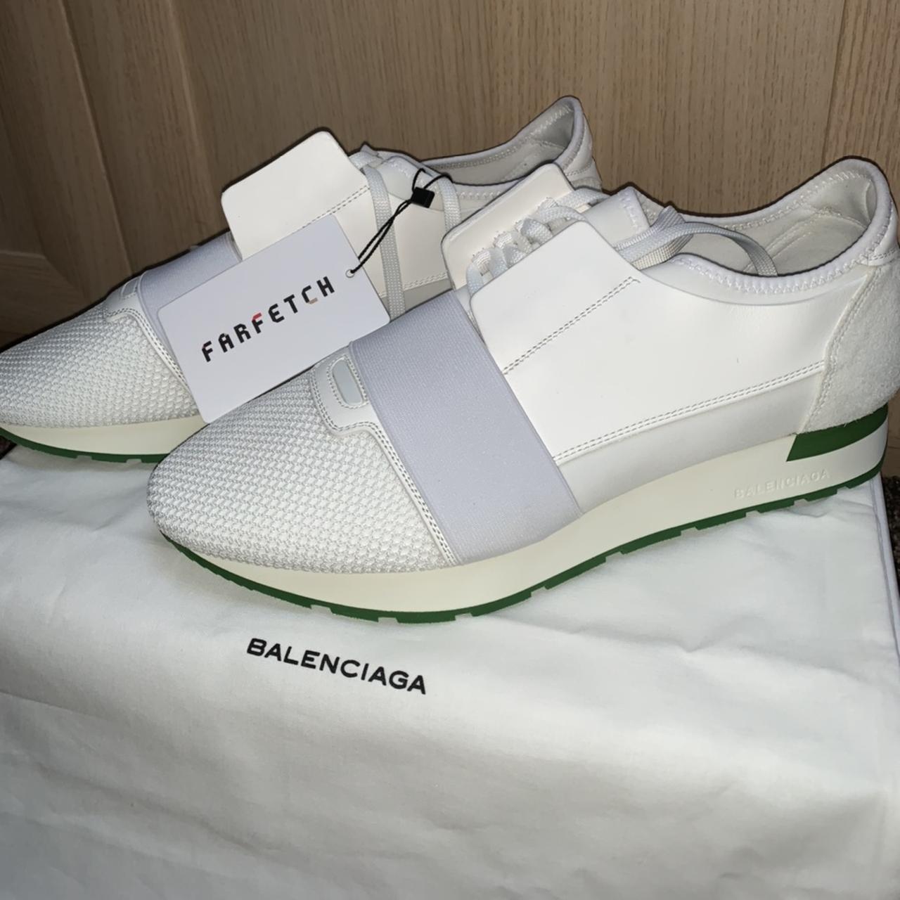 Balenciaga Race Runners Sneakers In Green And Brown  Your Average Guy