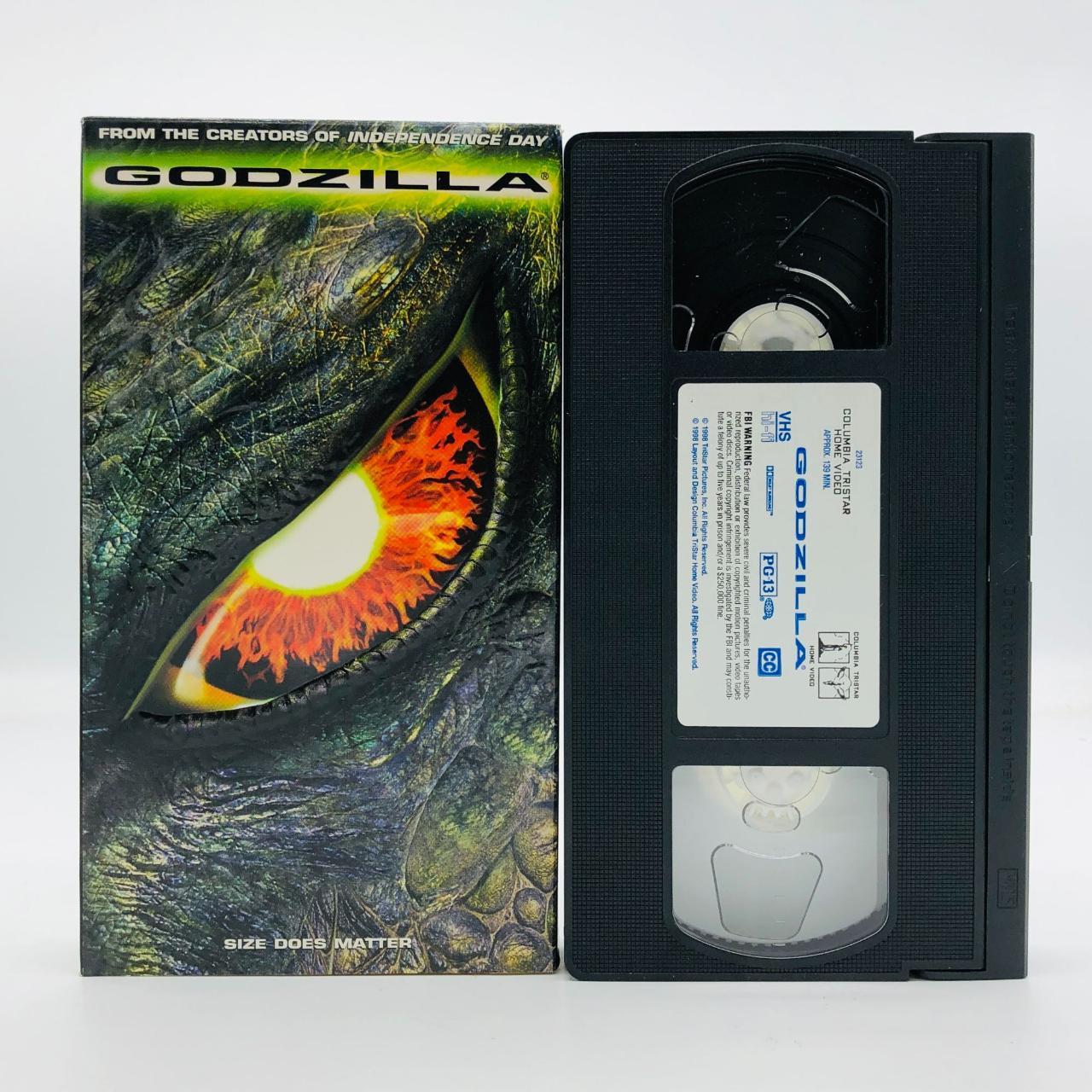 Godzilla, 1998, VHS. In Very Good Condition. Ships... - Depop