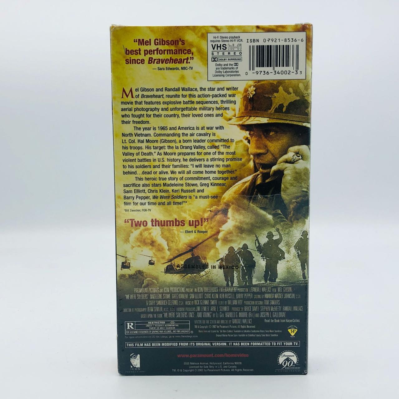 We Were Soldiers, Mel Gibson, 2002, VHS. In New...