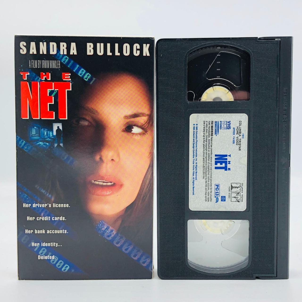 The NET, Sandra Bullock, 1995, VHS. In Very Good