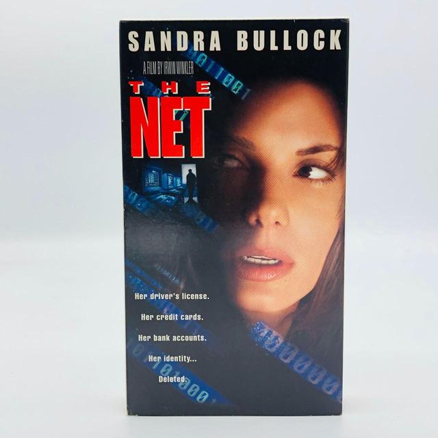 VHS 1995 Vintage Movie Titled the Net Starring Sandra Bullock 