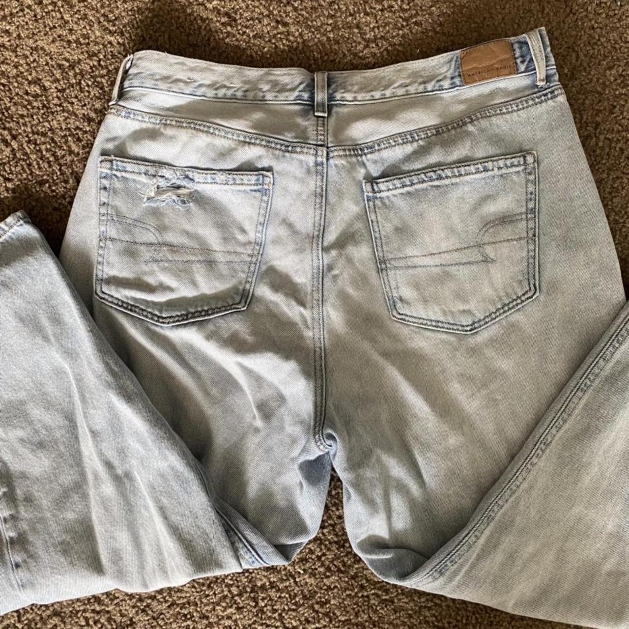 💧 American Eagle light wash mom jeans 💧 **Please... - Depop