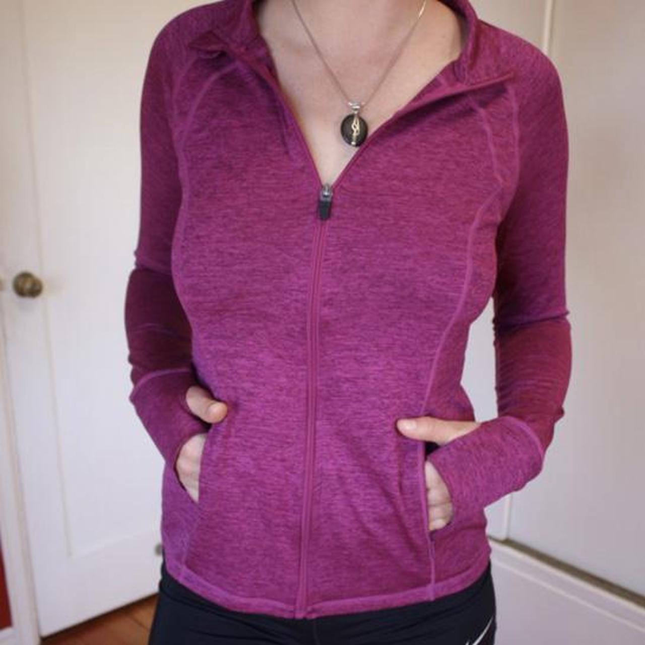 zip up activewear jacket