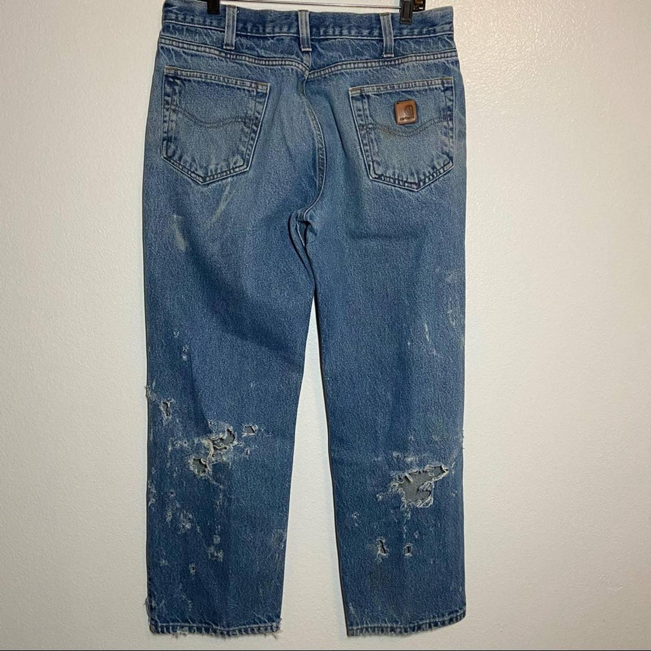 Product Image 4 - Carhartt Trashed Jeans Relaxed Fit