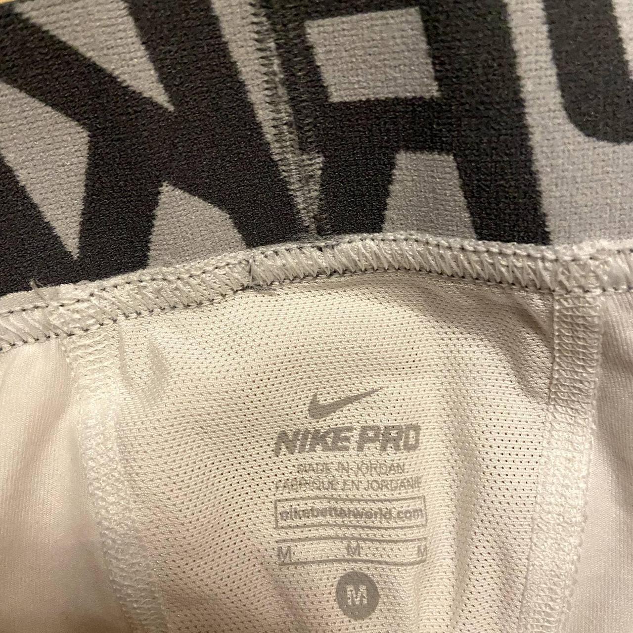 Nike Pro Hypercool 3.0 Compression Tights White Gray... - Depop