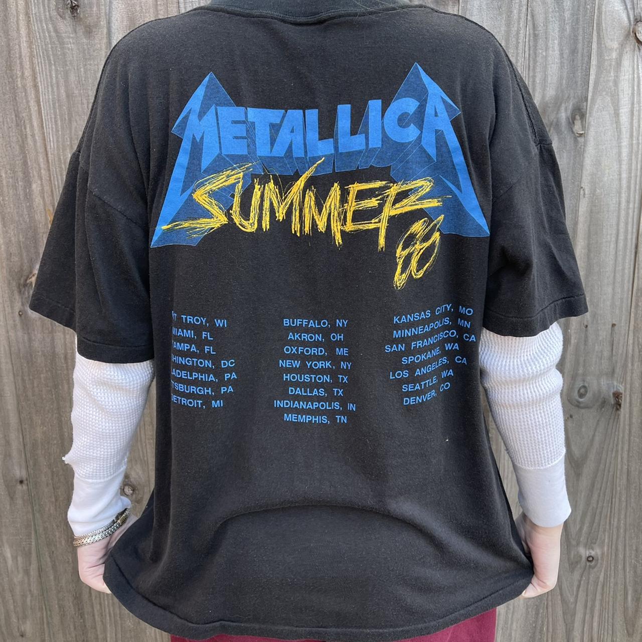 半額購入 METALLICA 1988 サマーライブTシャツ - トップス