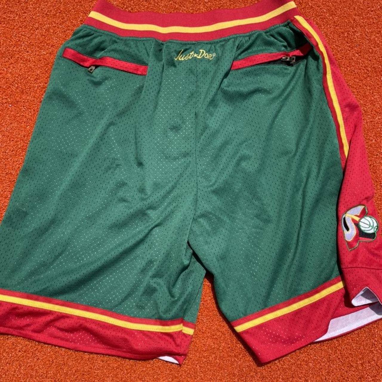 Seattle Supersonics Green JUST DON Shorts