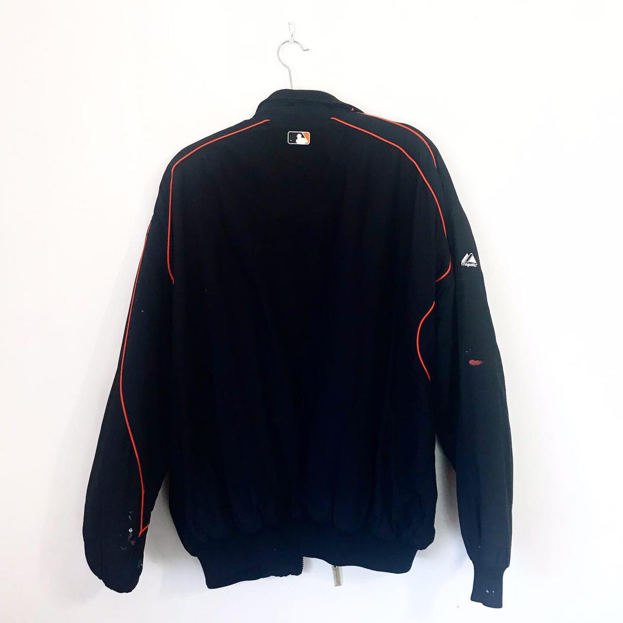 Vintage Majestic Mens XXL Size 54 Black Philadelphia - Depop