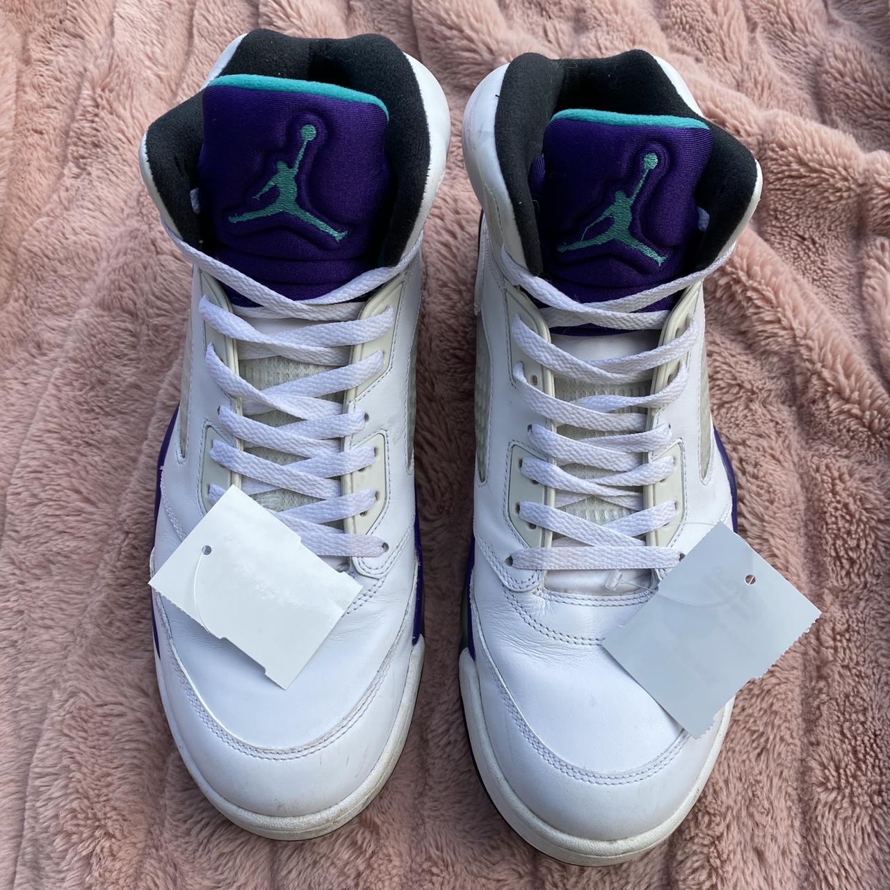 Men’s Air Jordan 5 Retro Grape (2013) / slightly... - Depop