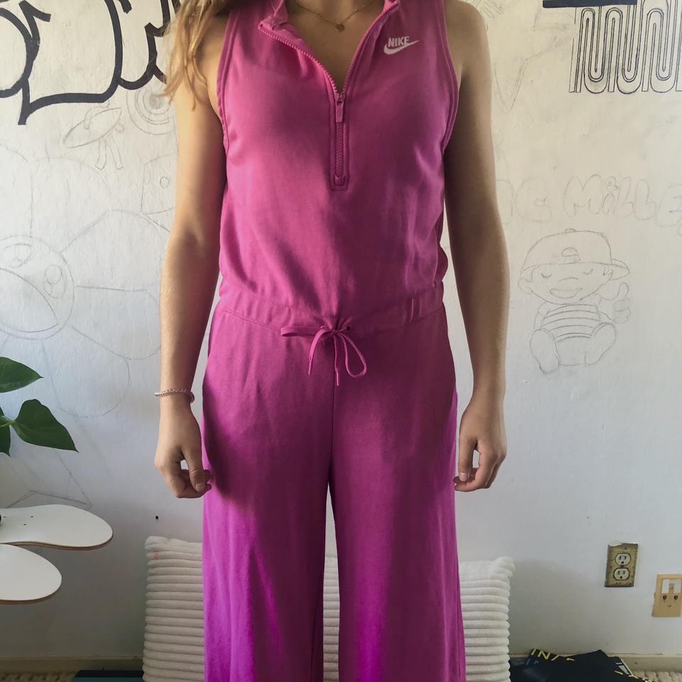 Pink nike clearance jumpsuit