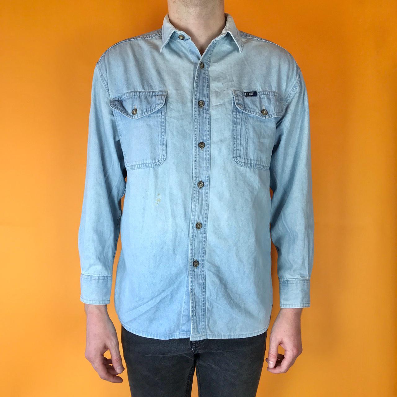 vintage lee denim shirt