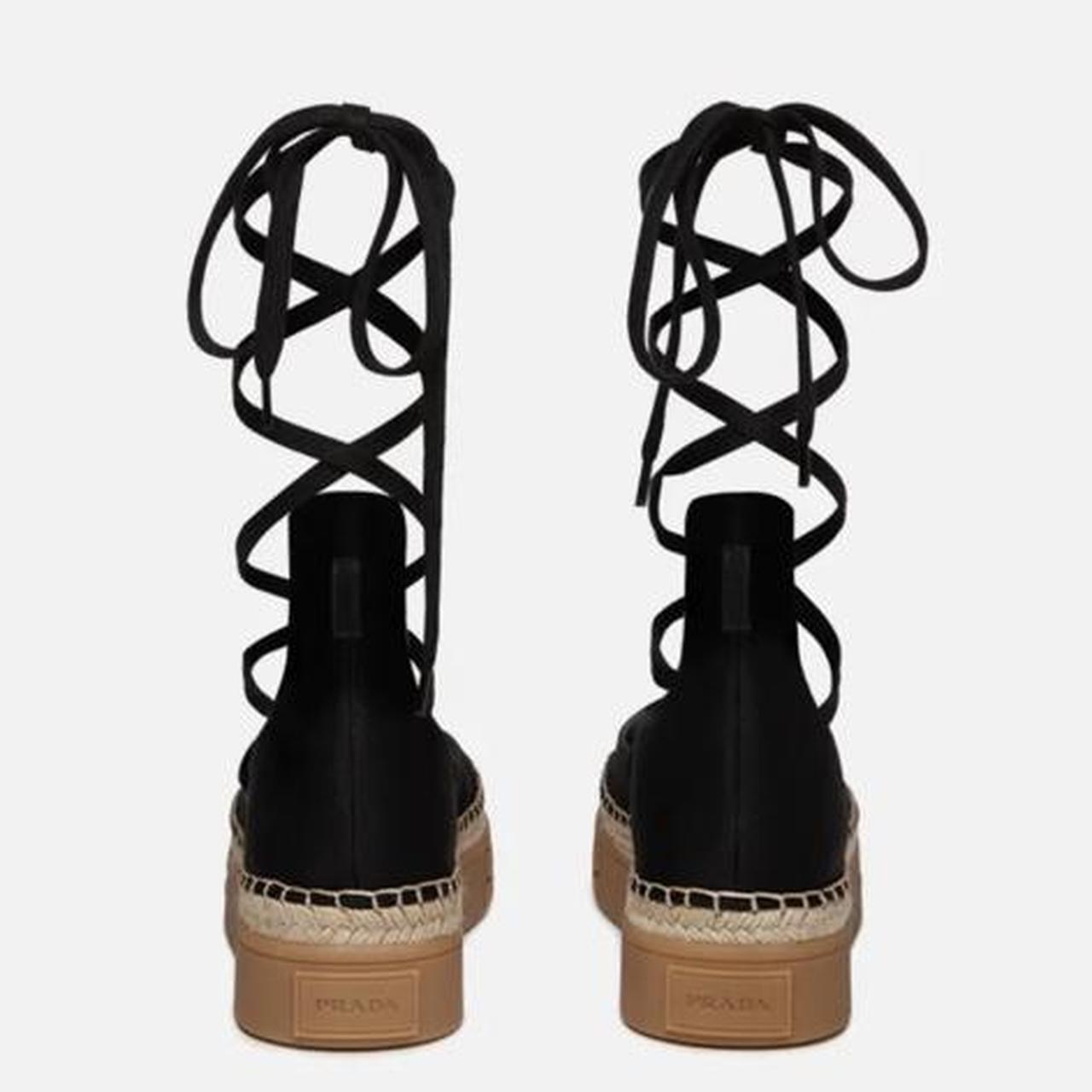 Karielle black hot sale flatform espadrilles