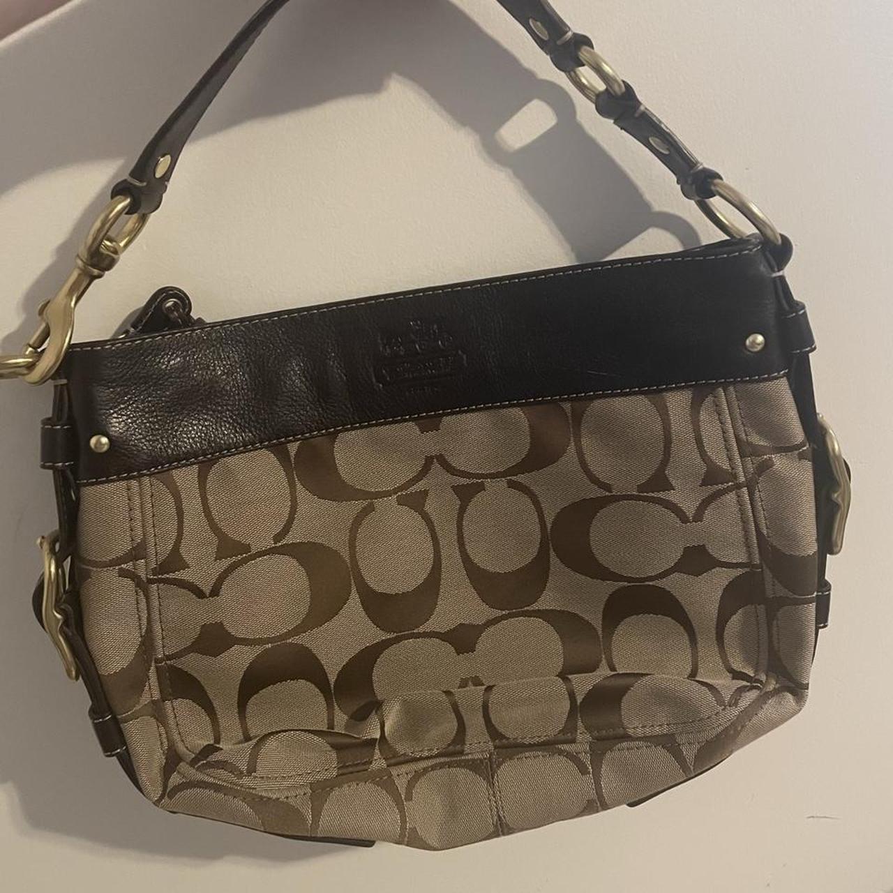 Classic Coach Zoe Signature shoulder bag No.... - Depop