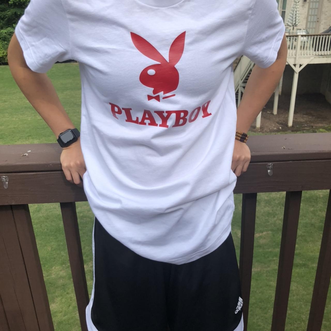 red playboy shirt