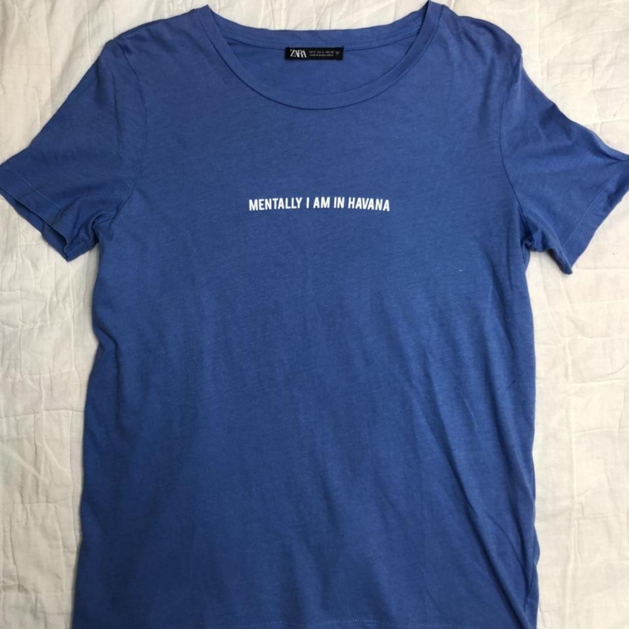 Zara Women's Blue Shirt Depop
