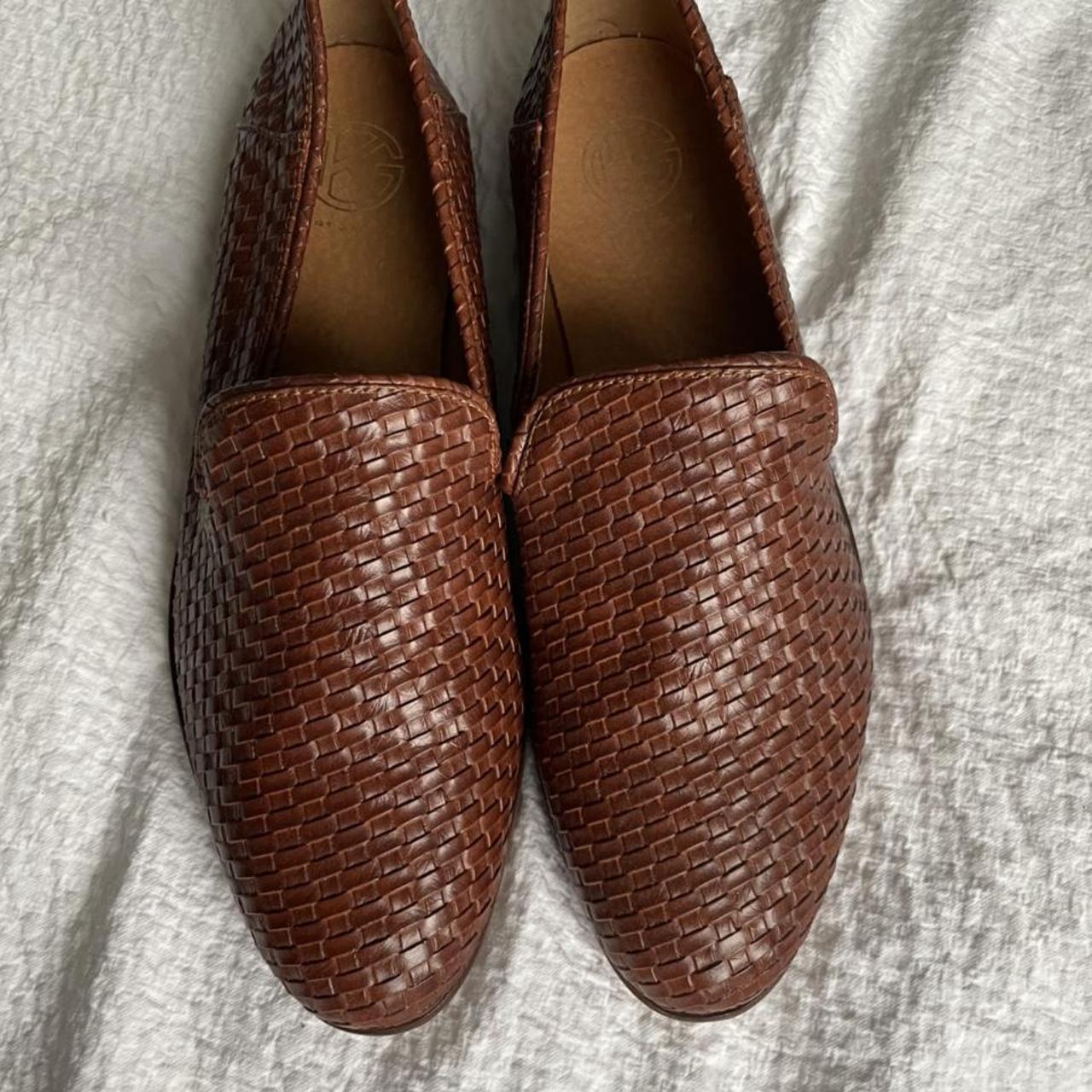 Kurt Geiger Men's Brown and Tan Loafers | Depop