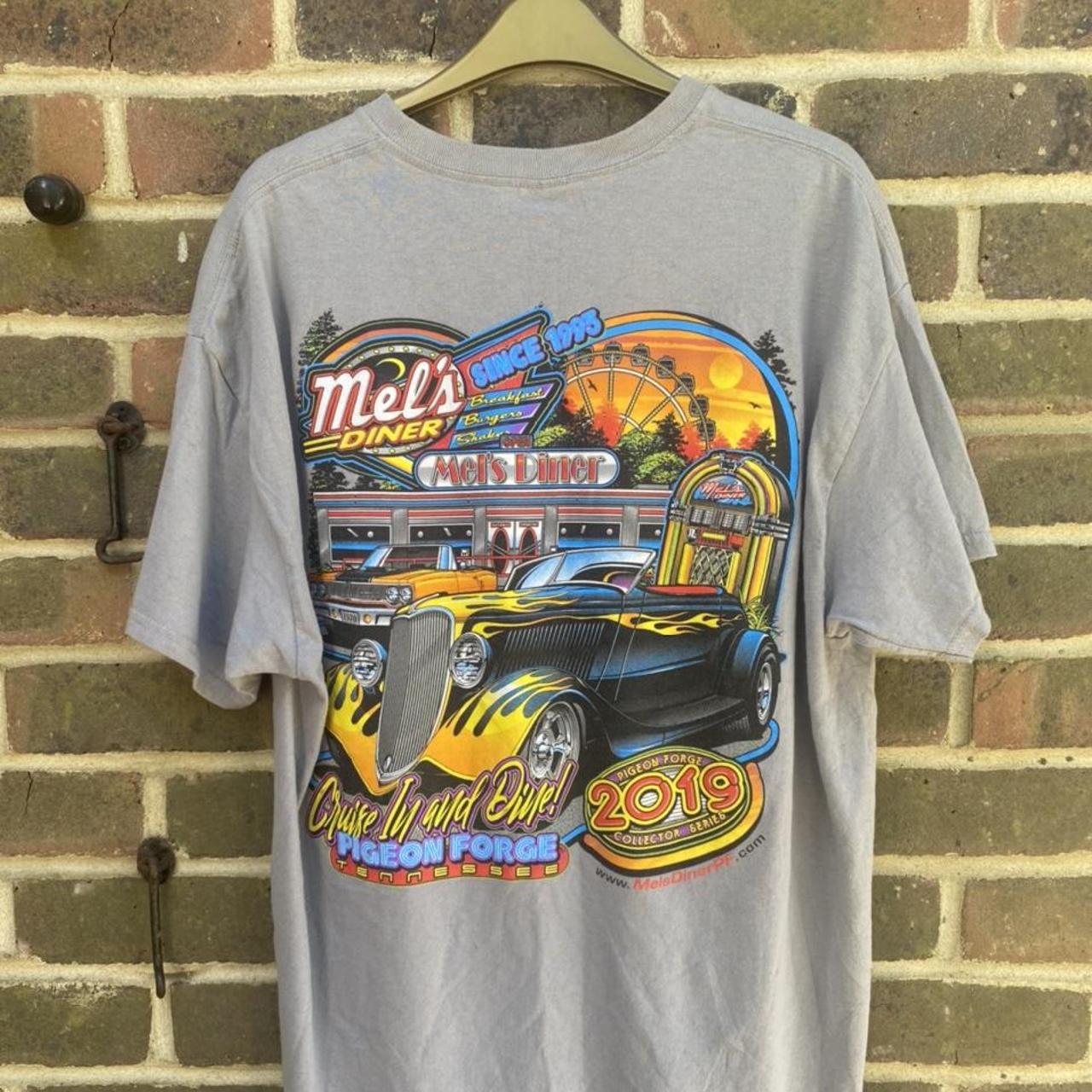 Mel’s Diner Nascar American Racing T Shirt... - Depop