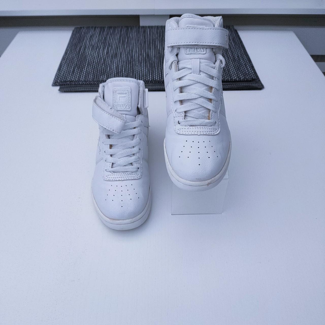 Ladies Fila F13 Triple White Trainers 3vf80047-100... - Depop