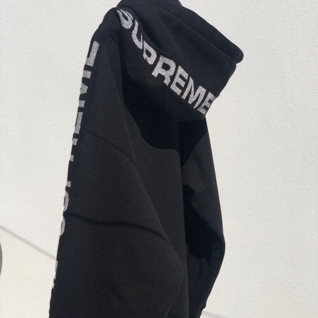 Supreme 'Metallic Rib Hooded Sweatshirt' 100%... - Depop