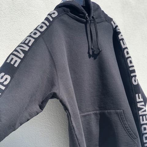 Metallic rib best sale hooded sweatshirt supreme