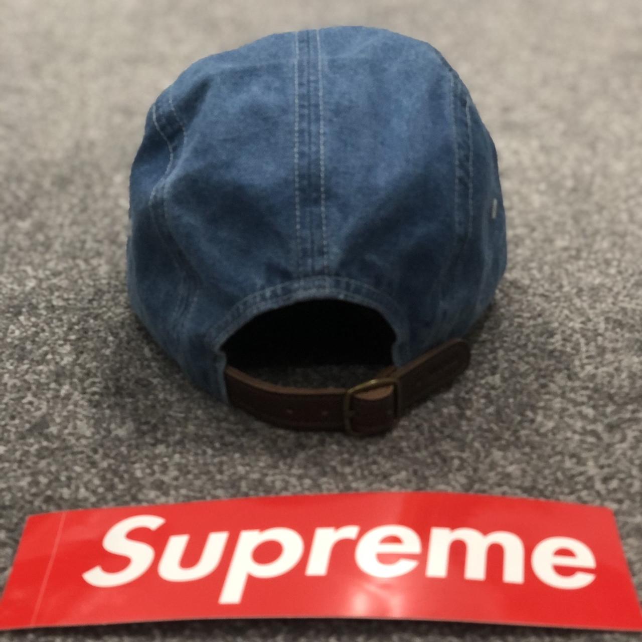 Supreme Washed Chino Twill Camp Cap 100% genuine... - Depop